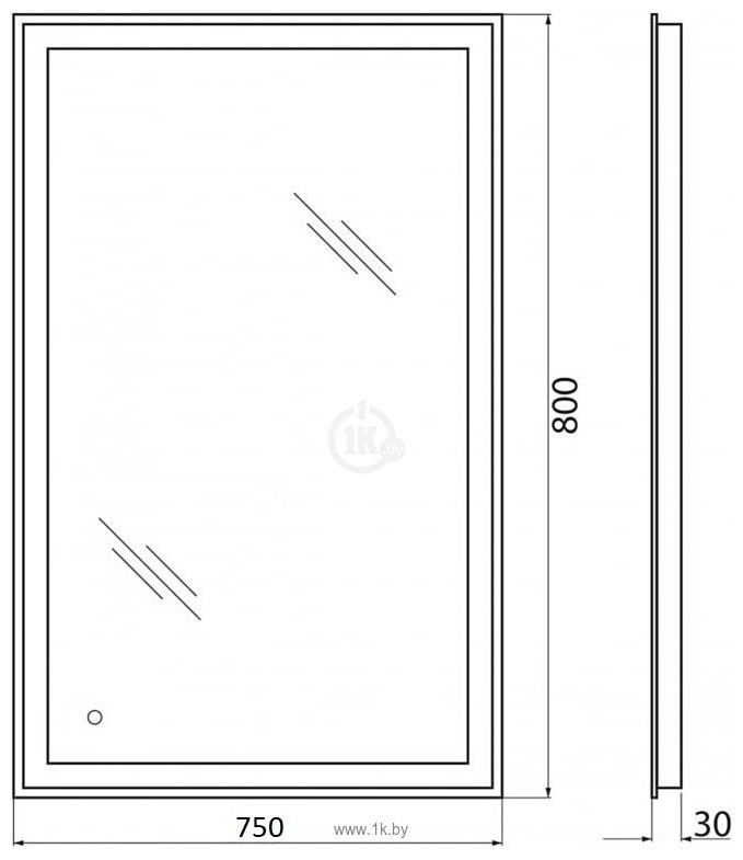 Фотографии BelBagno SPC-GRT-750-800-LED-TCH