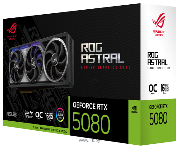 Фотографии ASUS ROG Astral GeForce RTX 5080 16GB GDDR7 OC Edition (ROG-ASTRAL-RTX5080-O16G-GAMING)