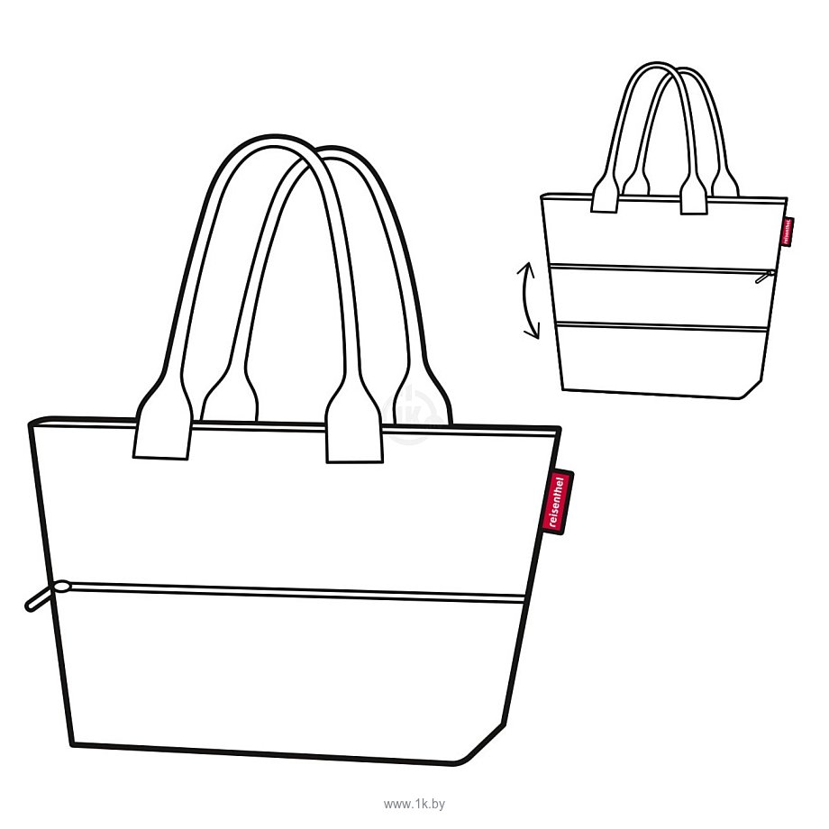 Фотографии Reisenthel Shopper E1 Diamonds Rouge