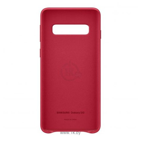 Фотографии Samsung Leather Cover для Samsung Galaxy S10 (красный)