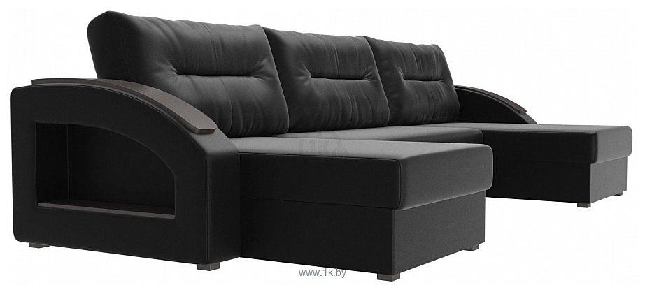 Фотографии Лига диванов Канзас 101206 (черный) Фотографии Лига диванов Канзас 101206 (черный)