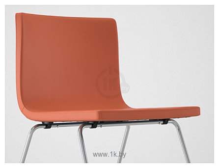 Фотографии Ikea Бернгард (мьюк оранжевый/хром) (203.597.95)