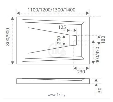 Фотографии Good Door Атриум 120x90 Антрацит (черный)