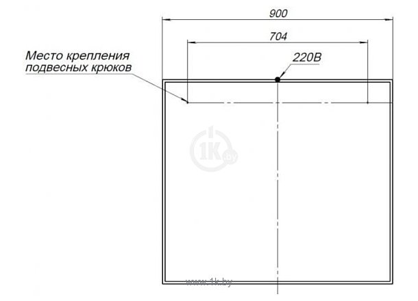 Фотографии Aquanet  Nova Lite 90 LED 00242264 (белый)