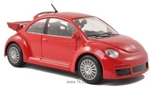Фотографии Bburago VW New Beetle RSI 1:24 18-22125 (красный)