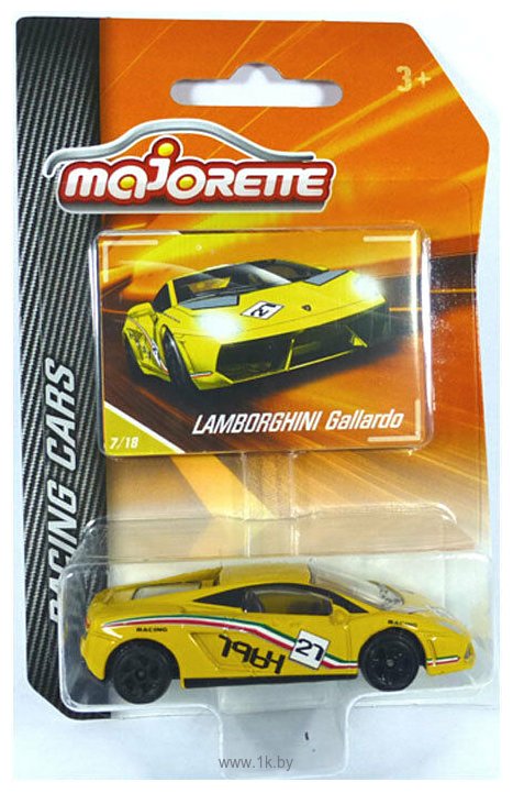 Фотографии Majorette Racing Cars 212084009 Lamborghini Gallardo (желтый)