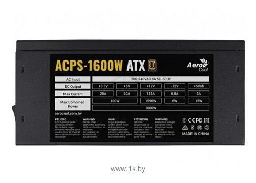 Фотографии AeroCool ACPS-1600W ATX 1600W