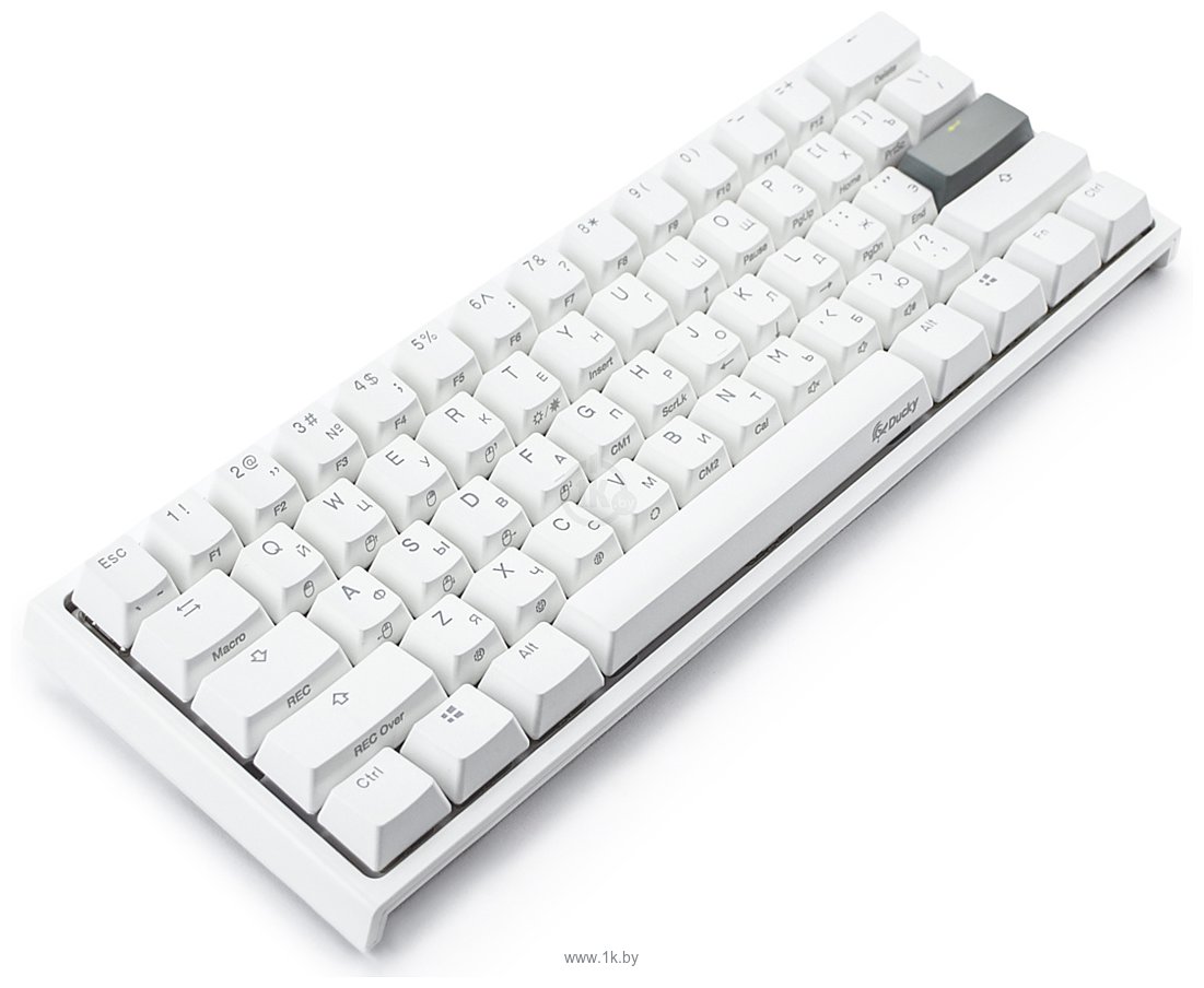 Фотографии Ducky One 2 Mini RGB White Doubleshot Cherry MX Speed Silver