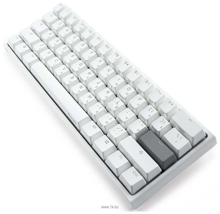 Фотографии Ducky One 2 Mini RGB White Doubleshot Cherry MX Speed Silver