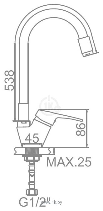 Фотографии Ledeme L4132-11 (хром/бирюзовый)