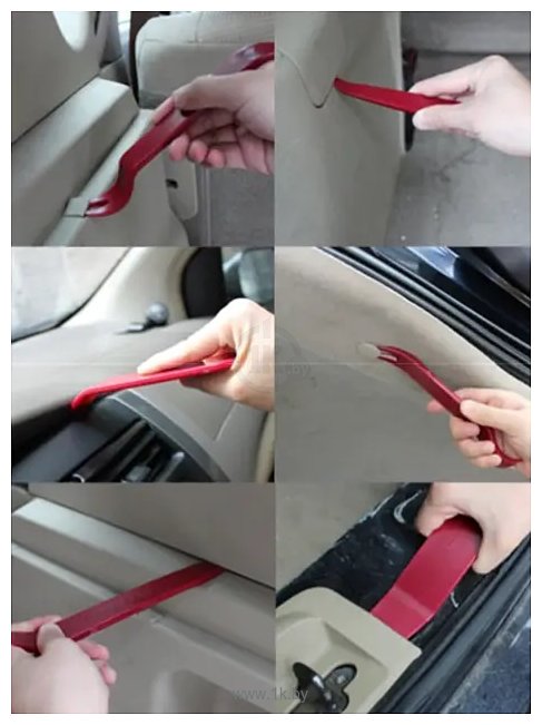 Фотографии USBTOP Лопатки для разборки внутренней обшивки автомобиля 4 предмета