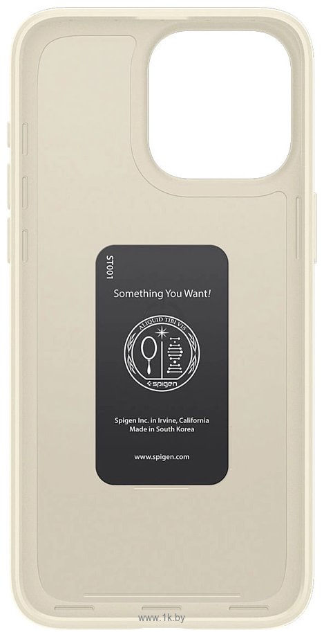 Фотографии Spigen Thin Fit для iPhone 15 Pro Max ACS06551 (бежевый)