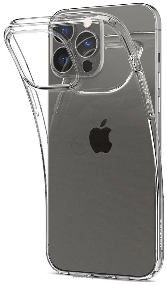 Фотографии Spigen Liquid Crystal для iPhone 13 Pro Max ACS03197 (кристально-прозрачный)