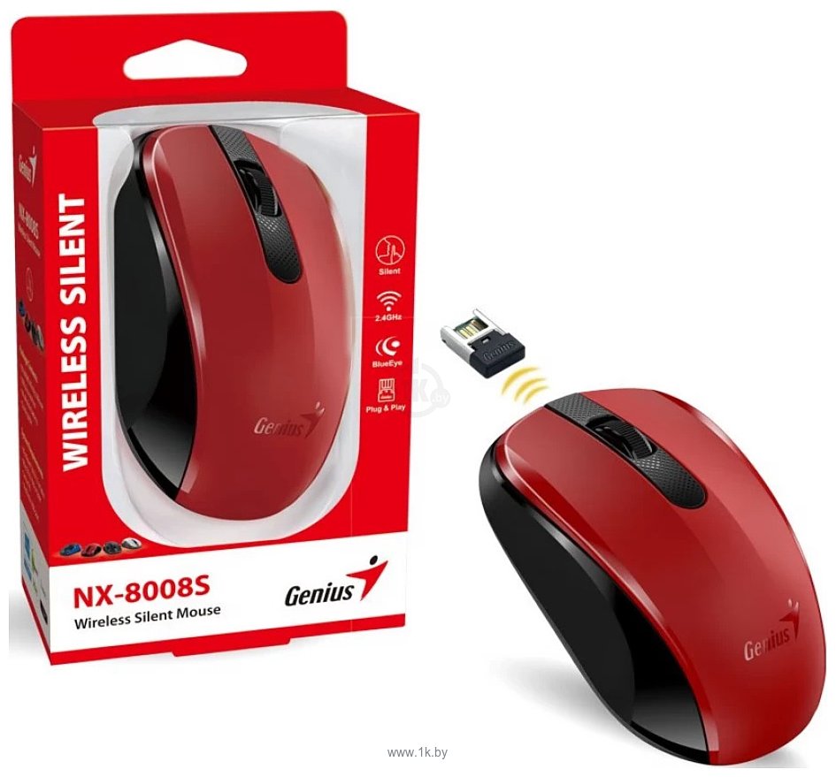 Фотографии Genius NX-8008S red/black