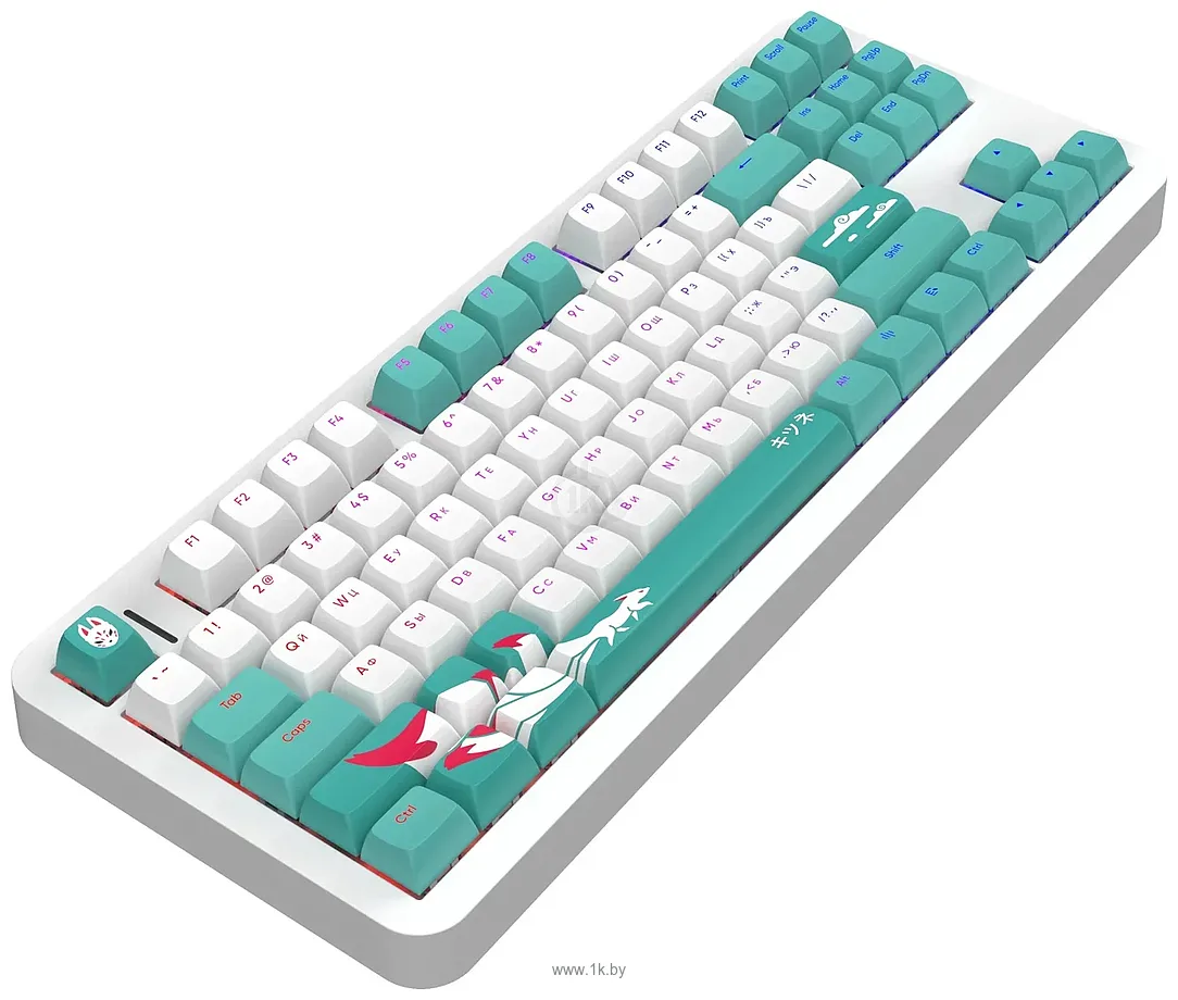 Фотографии Red Square Alumix TKL Classic Kitsune white, g3ms Aquamarine Фотографии Red Square Alumix TKL Classic Kitsune white, g3ms Aquamarine