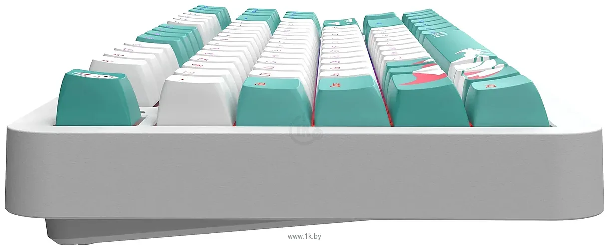 Фотографии Red Square Alumix TKL Classic Kitsune white, g3ms Aquamarine Фотографии Red Square Alumix TKL Classic Kitsune white, g3ms Aquamarine