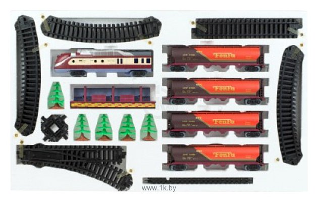 Фотографии Fenfa Стартовый набор ''Поезд с четырьмя цистернами'' 1601B-2A