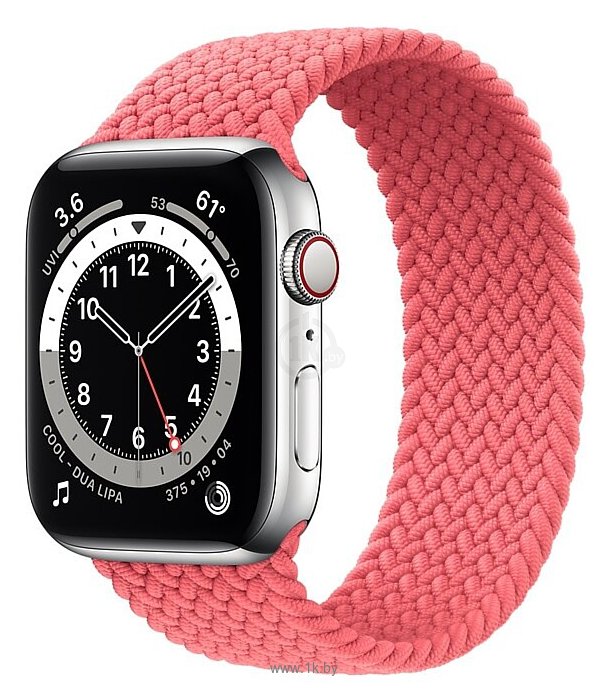 Фотографии Apple Watch Series 6 GPS + Cellular 44mm Stainless Steel Case with Braided Solo Loop