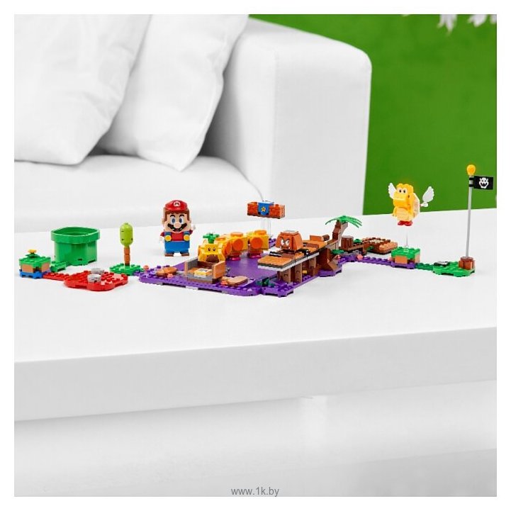 Фотографии LEGO Super Mario 71383 Дополнительный набор Ядовитое болото егозы