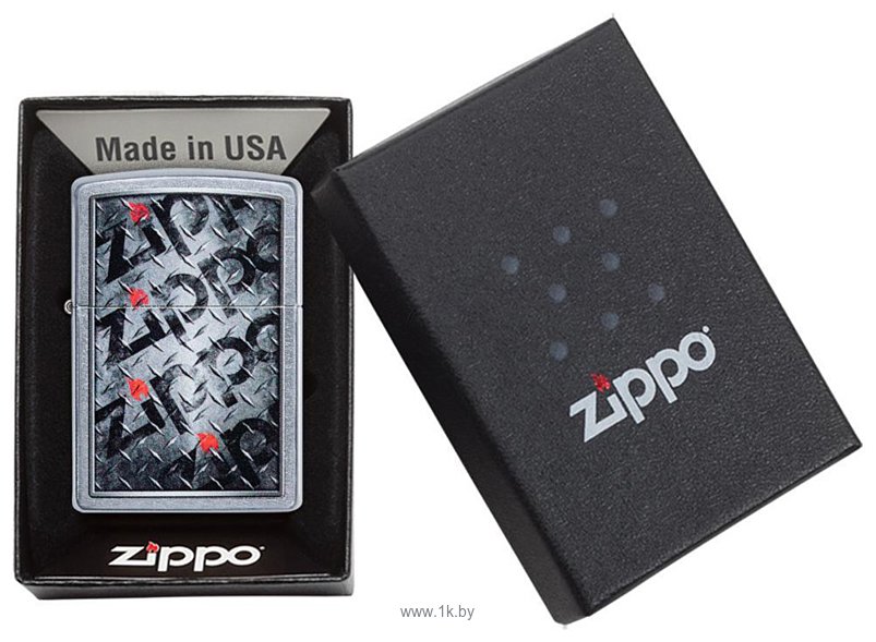 Фотографии Zippo 29838 Diamond Plate Design