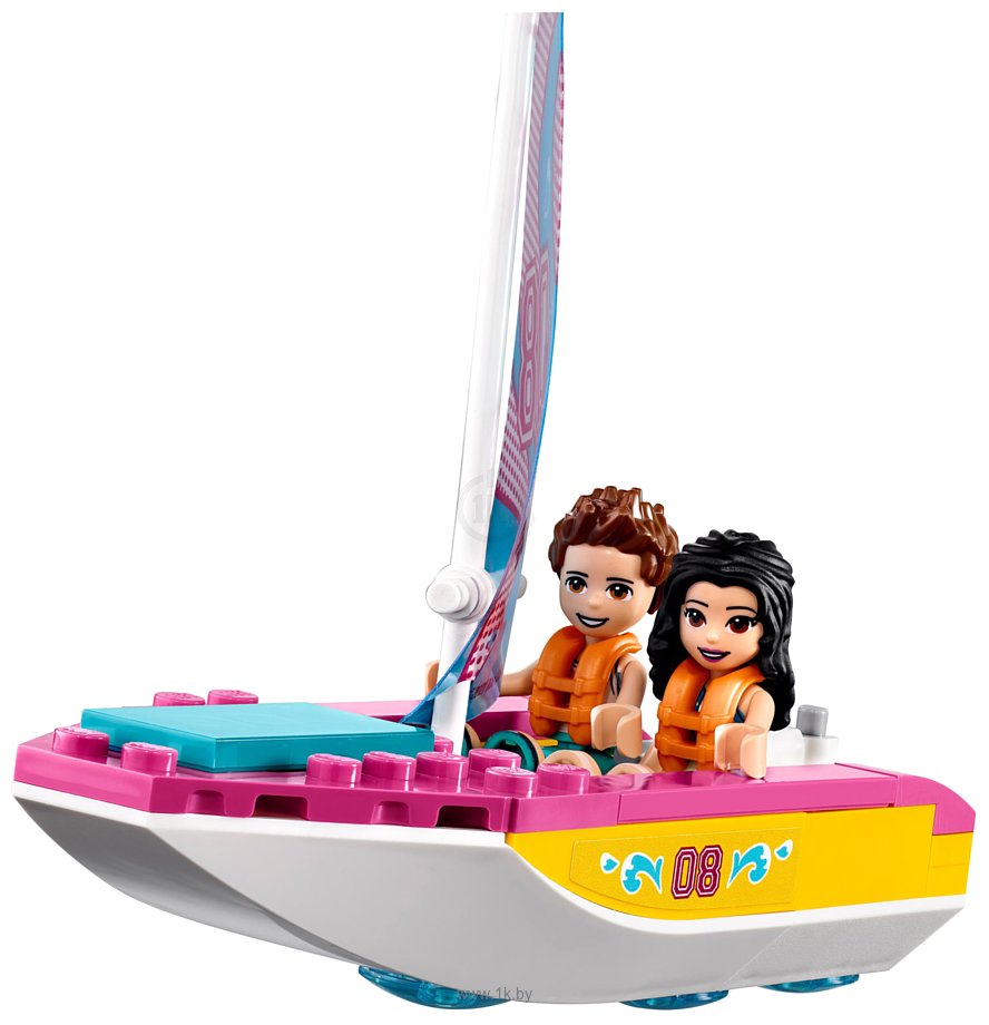 Фотографии LEGO Friends 41681 Лесной дом на колесах и парусная лодка