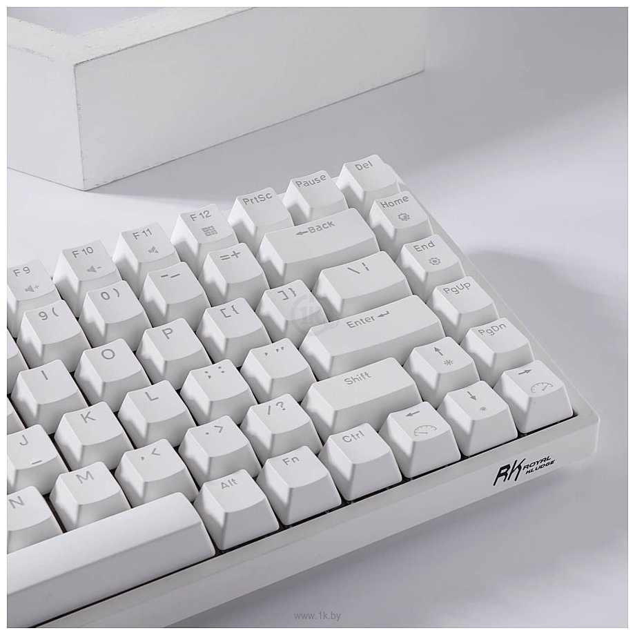 Фотографии Royal Kludge RK84 ISO RGB white, RK Brown