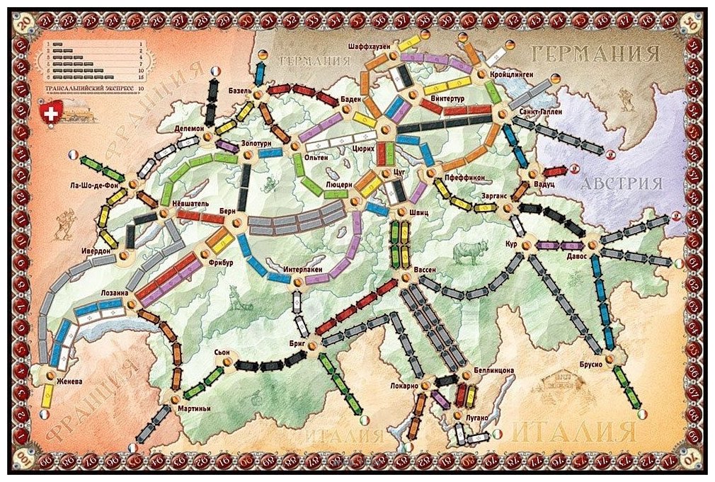 Фотографии Мир Хобби Ticket to Ride: Индия и Швейцария