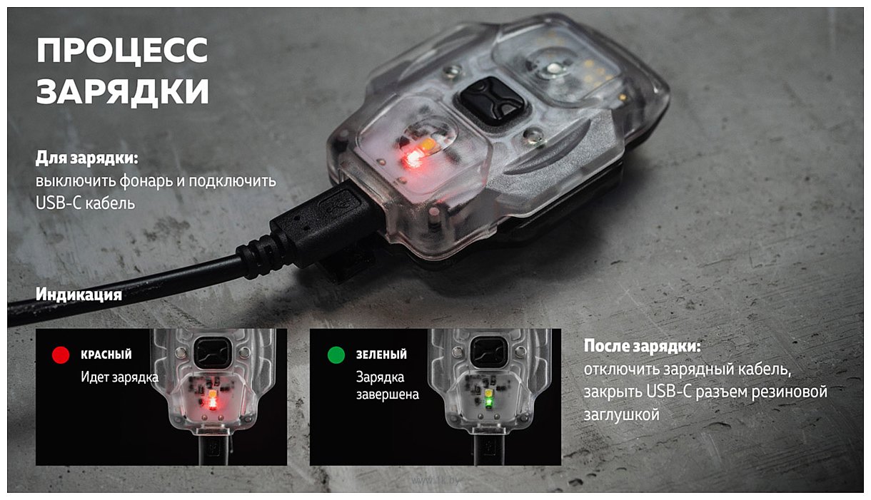 Фотографии Armytek Crystal USB-C (серый)
