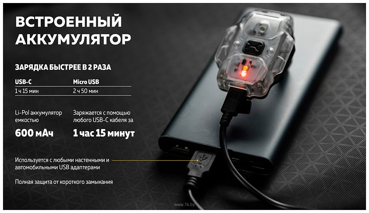 Фотографии Armytek Crystal USB-C (серый)