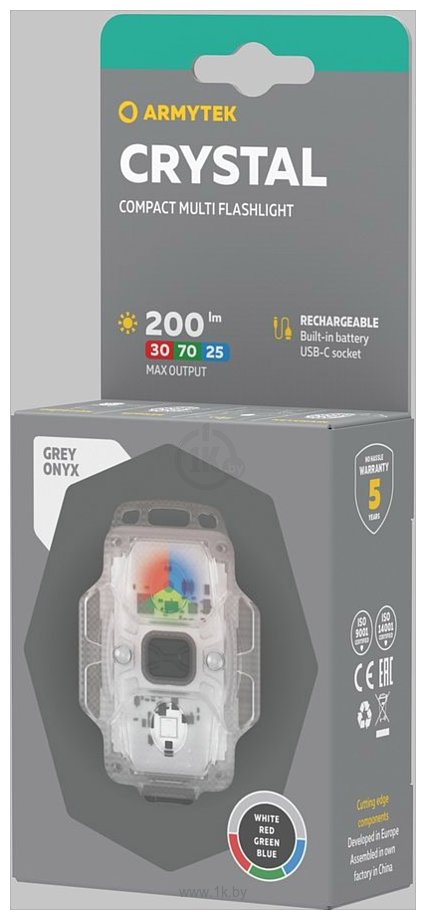 Фотографии Armytek Crystal USB-C (серый)