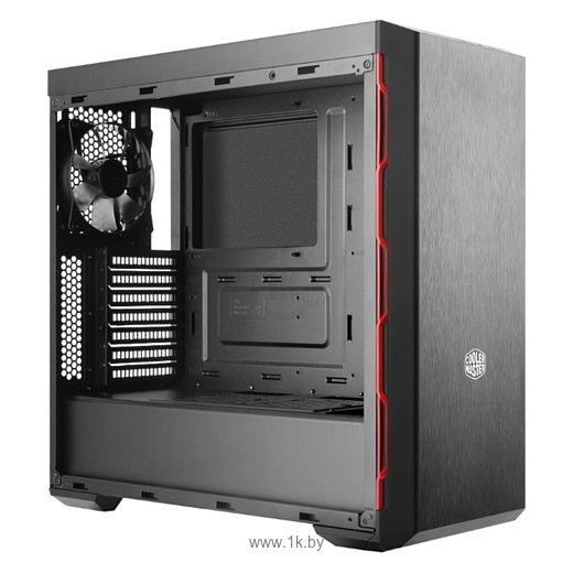 Фотографии Cooler Master MasterBox MB600L (B600L-KANN-S00) w/o PSU Black/red