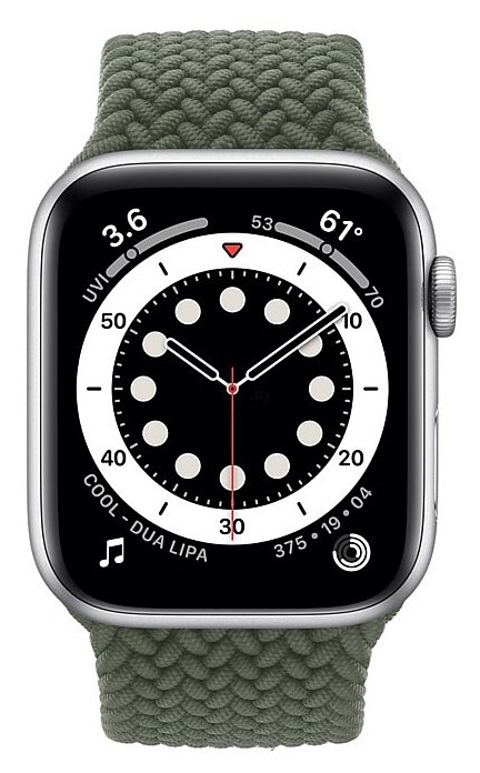 Фотографии Apple Watch Series 6 GPS 44mm Aluminum Case with Braided Solo Loop