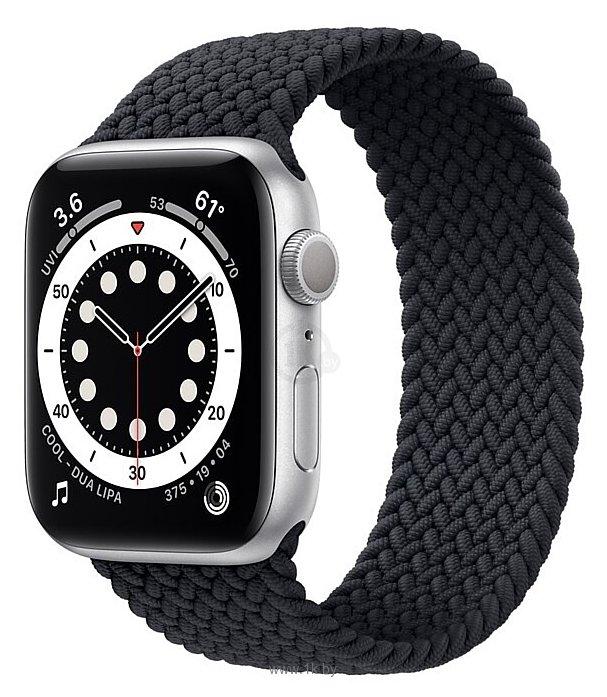 Фотографии Apple Watch Series 6 GPS 44mm Aluminum Case with Braided Solo Loop