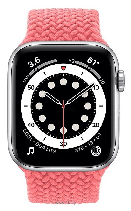 Фотографии Apple Watch Series 6 GPS 44mm Aluminum Case with Braided Solo Loop