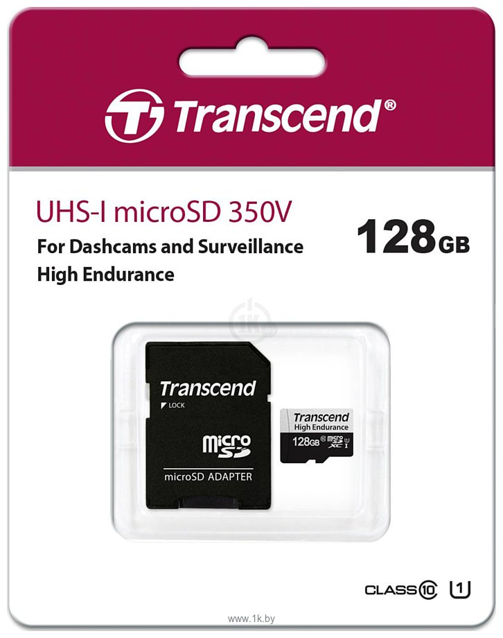 Фотографии Transcend microSDXC 300S Class 10 U3 A1 V30 128GB + SD adapter