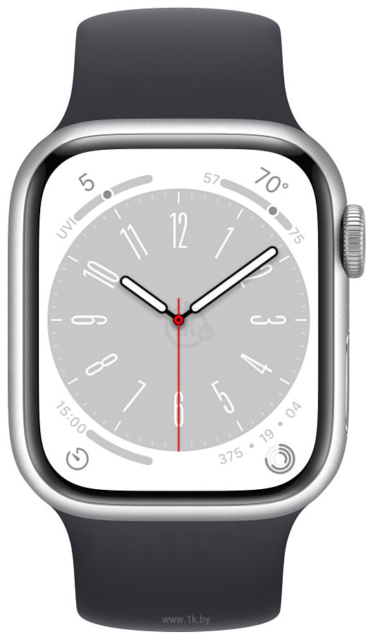 Фотографии Apple Watch Series 8 LTE 45 мм (алюминиевый корпус, силиконовый ремешок)