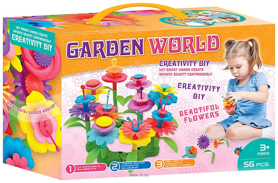 Фотографии Наша игрушка Цветочный сад, 56 деталей