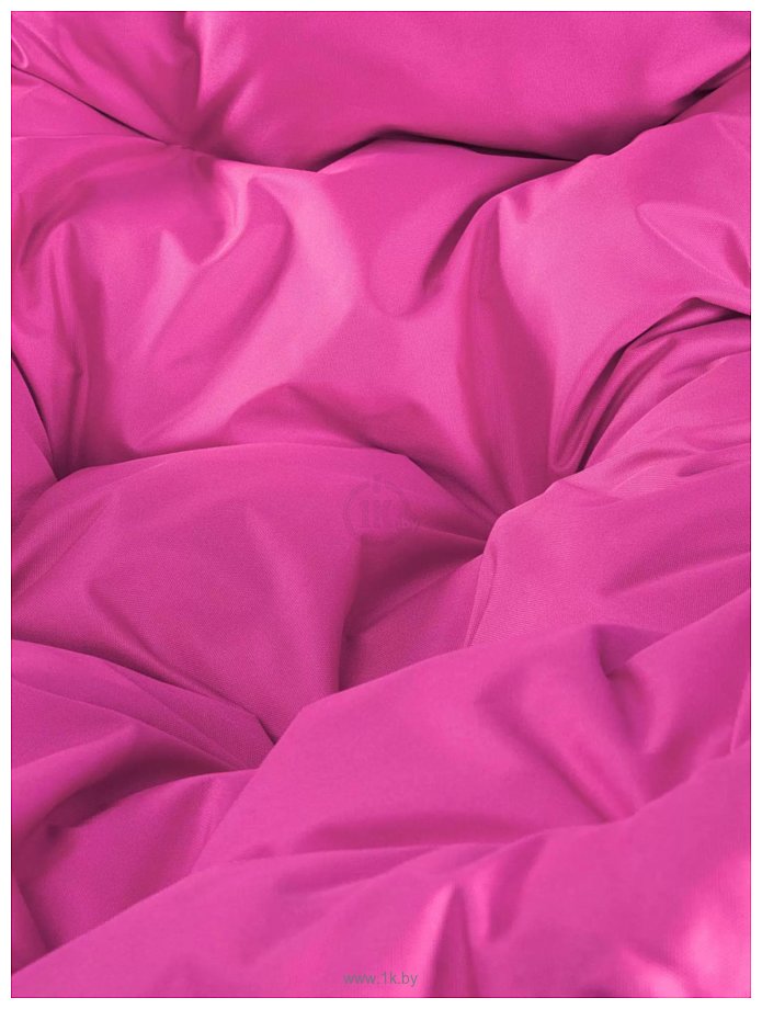 Фотографии M-Group Круг Люкс 11060308 (серый ротанг/розовая подушка)