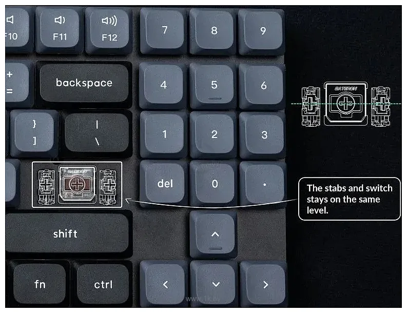Фотографии Keychron K13 Pro RGB K13P-H1-RU Gateron Low Profile Red