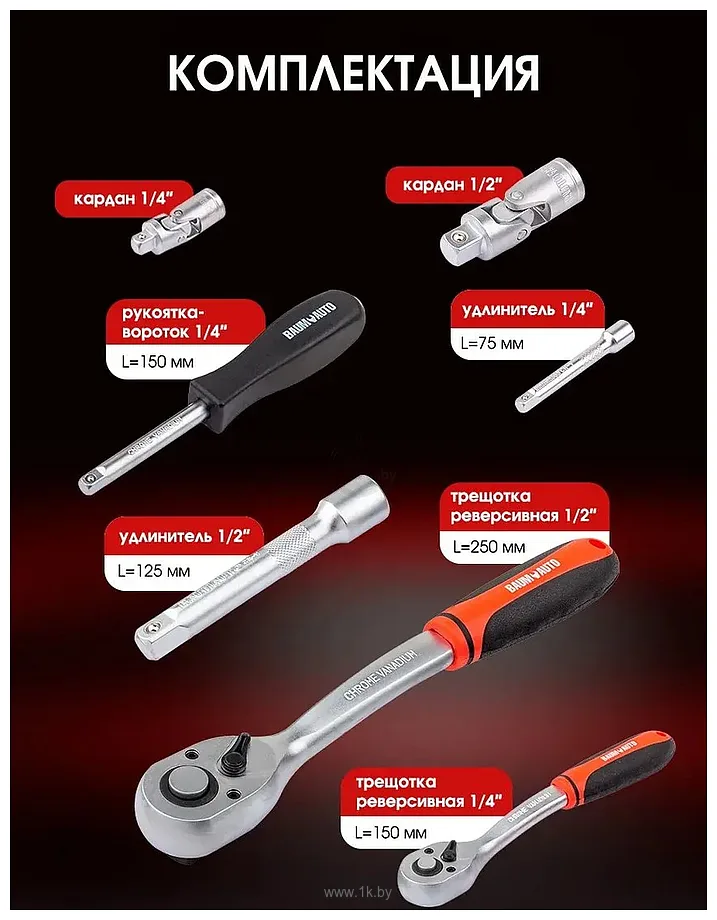 Фотографии BaumAuto BM-4992-5 99 предметов Фотографии BaumAuto BM-4992-5 99 предметов