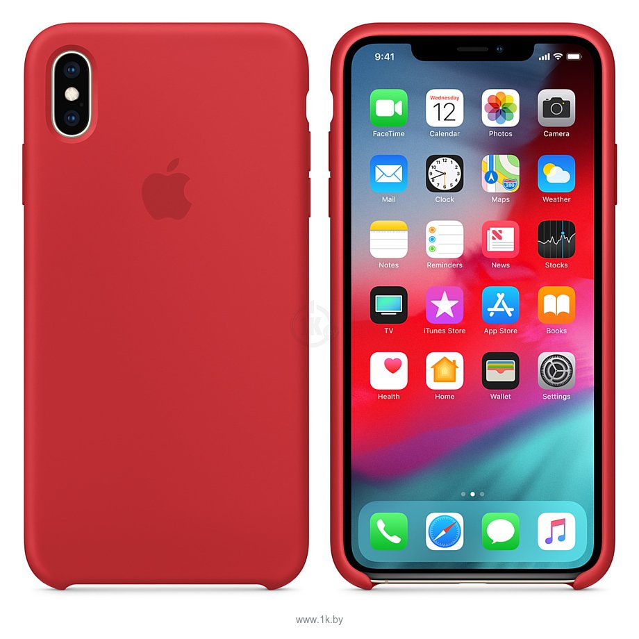 Фотографии Apple Silicone Case для iPhone XS Red