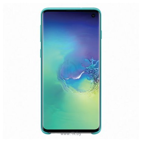 Фотографии Samsung Silicone Cover для Samsung Galaxy S10 (зеленый)