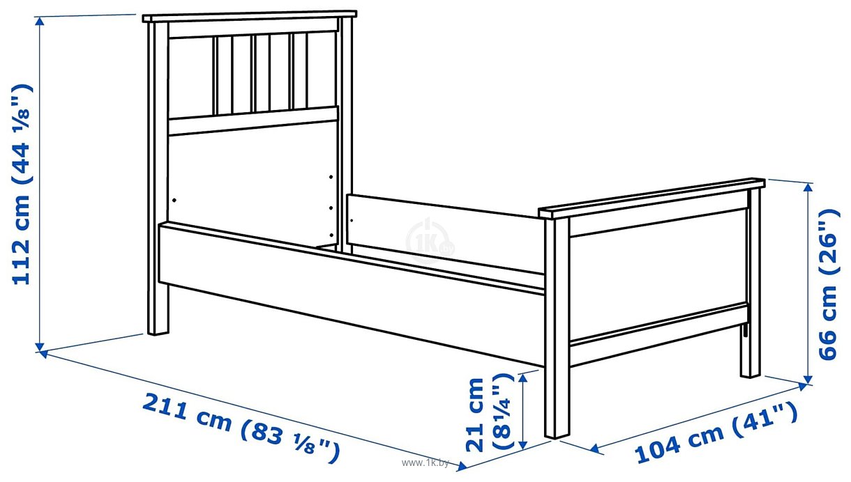 кровать хемнэс икеа 180х200