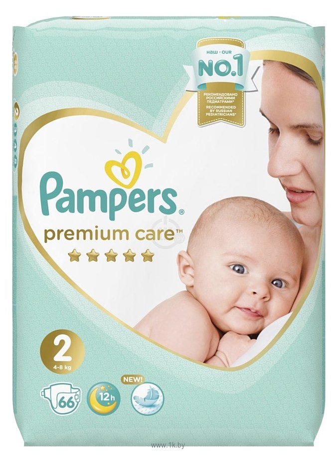 Фотографии Pampers Premium Care Mini 2 (4-8 кг), 66 шт