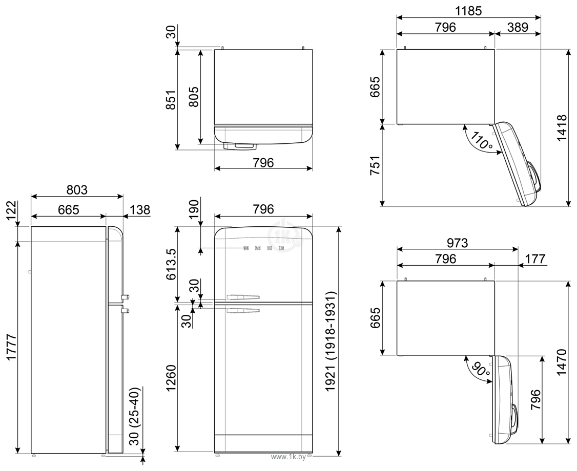 Фотографии Smeg FAB50RCR5