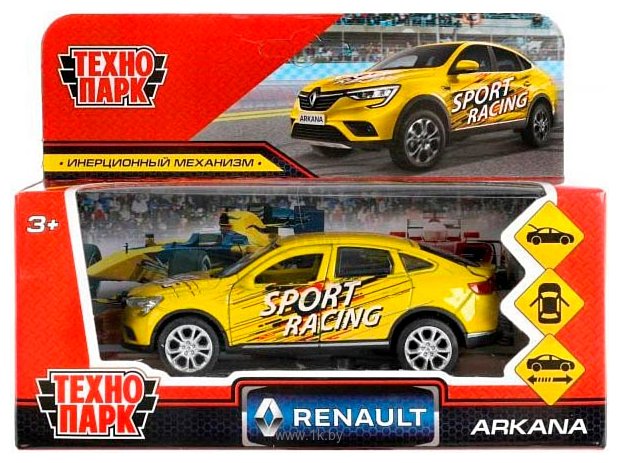Фотографии Технопарк Renault Arkana. Спорт ARKANA-12SRT-YE