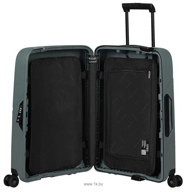 Фотографии Samsonite Magnum Eco Petrol Grey 55 см (4 колеса)