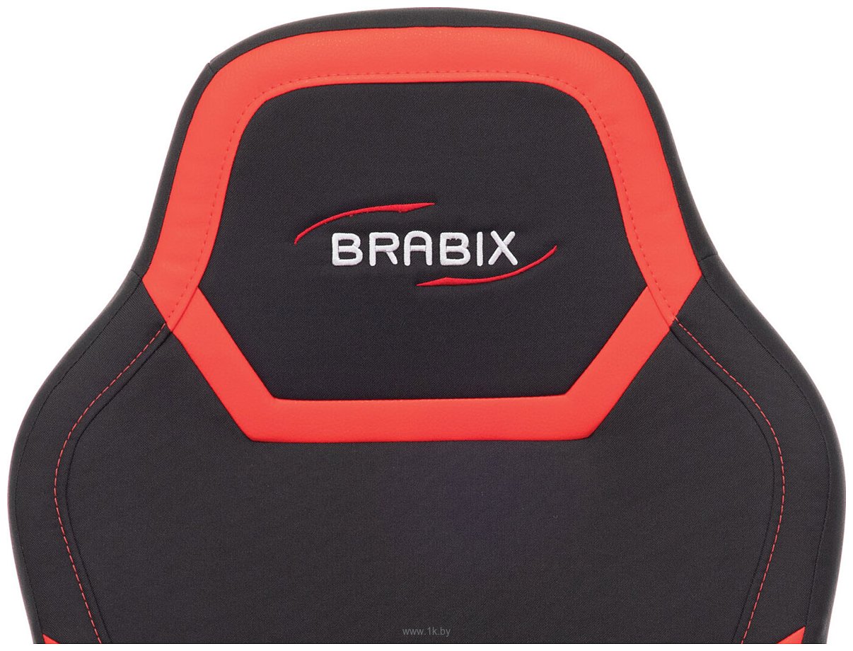 Фотографии Brabix Alpha GM-018 532637 (черный/красный)