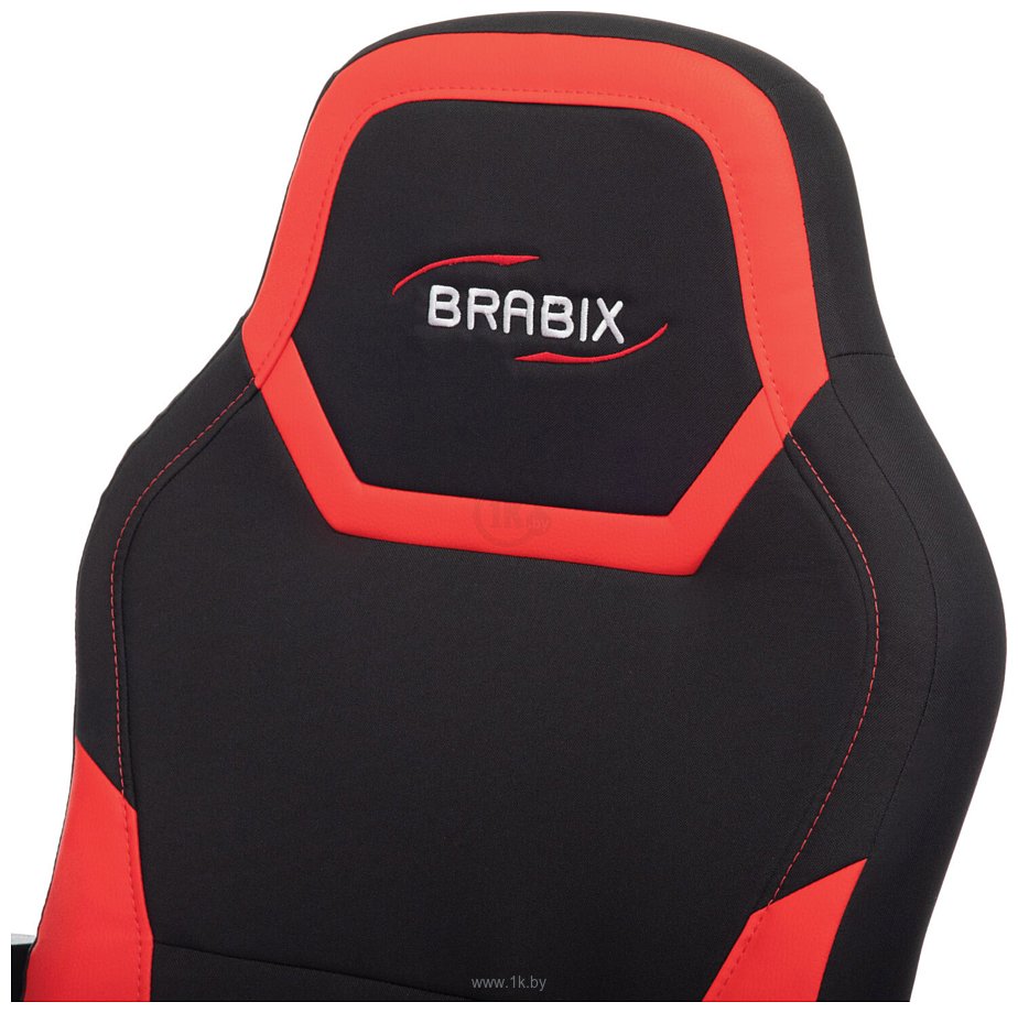 Фотографии Brabix Alpha GM-018 532637 (черный/красный)