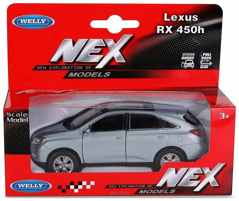 Фотографии Welly Lexus RX 450H 43641W (серебристый)